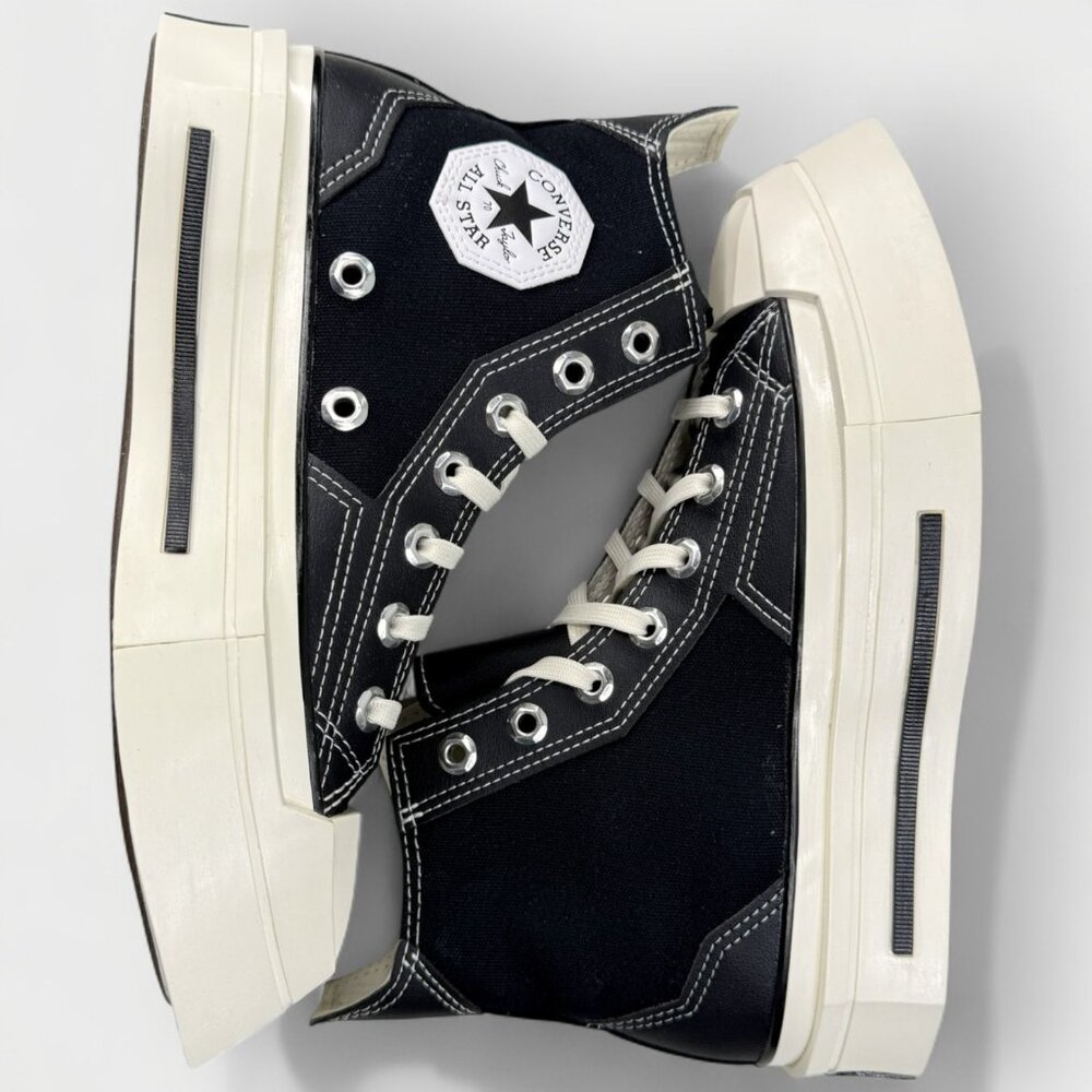 Converse Chuck 70 Hi De Luxe Squared Hi‑Top Women’s Size 6.5 Black A06435C - Picture 11 of 16